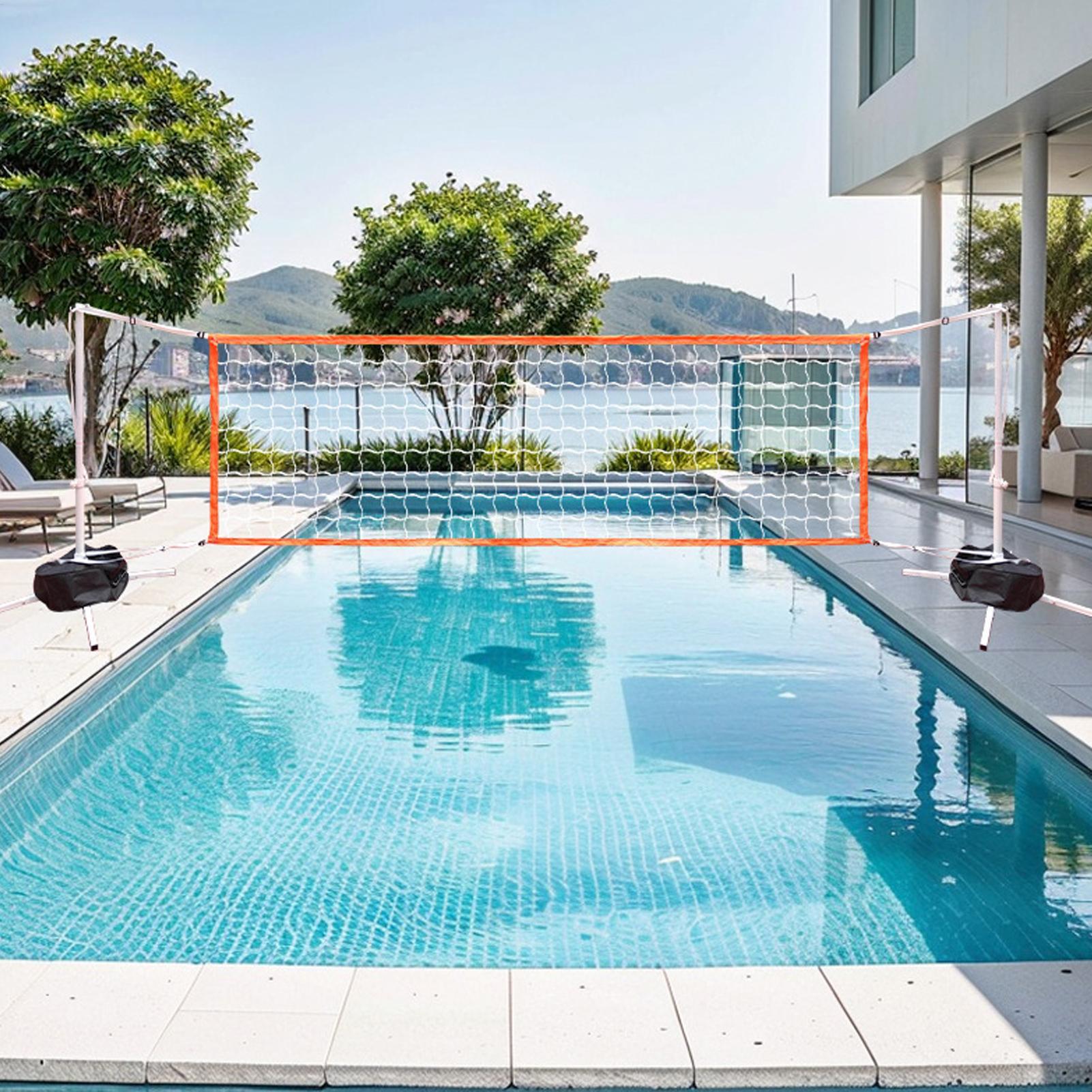 Pool Volleyball Net Adjustable - Aquatic Sports Swimming recensione e prezzo