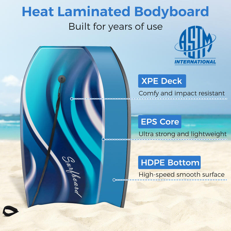 33/37/41 Inches Lightweight Bo - Bodyboard Boogie Board recensione e prezzo