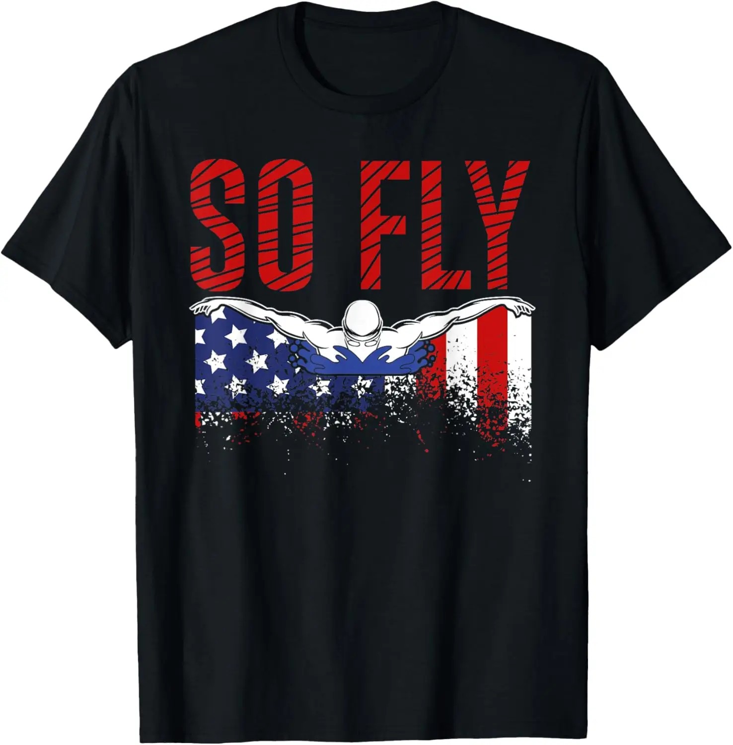 New t-shirt - So Fly USA Swimm - Aquatic Sports Swimming recensione e prezzo